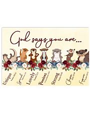 Otter God Say You Are 17x11 Poster front