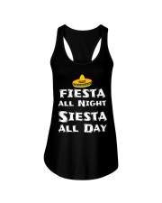 FIESTA ALL NIGHT SIESTA ALL DAY CINCO DE MAYO Ladies Flowy Tank thumbnail