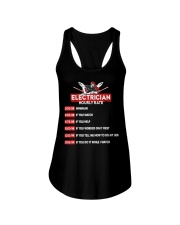 ELECTRICIAN HOURLY RATE Ladies Flowy Tank thumbnail