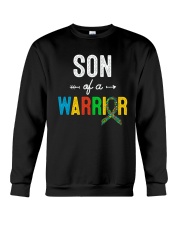 SON OF A WARRIOR AUTISM AWARENESS DAY SHIRT Crewneck Sweatshirt thumbnail