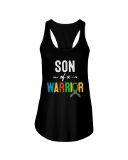 SON OF A WARRIOR AUTISM AWARENESS DAY SHIRT Ladies Flowy Tank thumbnail