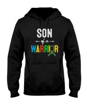 SON OF A WARRIOR AUTISM AWARENESS DAY SHIRT Hooded Sweatshirt thumbnail