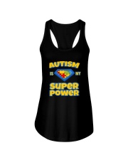 AUTISM IS MY SUPER POWER AUTISM AWARENESS DAY Ladies Flowy Tank thumbnail