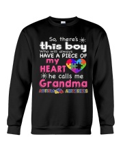 GRANDMA AUTISM AWARENESS AUTISM DAY SHIRT Crewneck Sweatshirt thumbnail