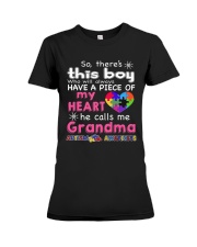 GRANDMA AUTISM AWARENESS AUTISM DAY SHIRT Premium Fit Ladies Tee thumbnail