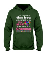 GRANDMA AUTISM AWARENESS AUTISM DAY SHIRT Hooded Sweatshirt front