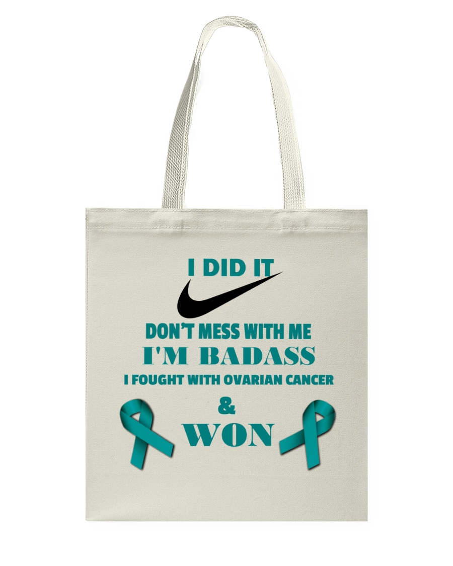 I Beat Ovarian Cancer Tote Bag