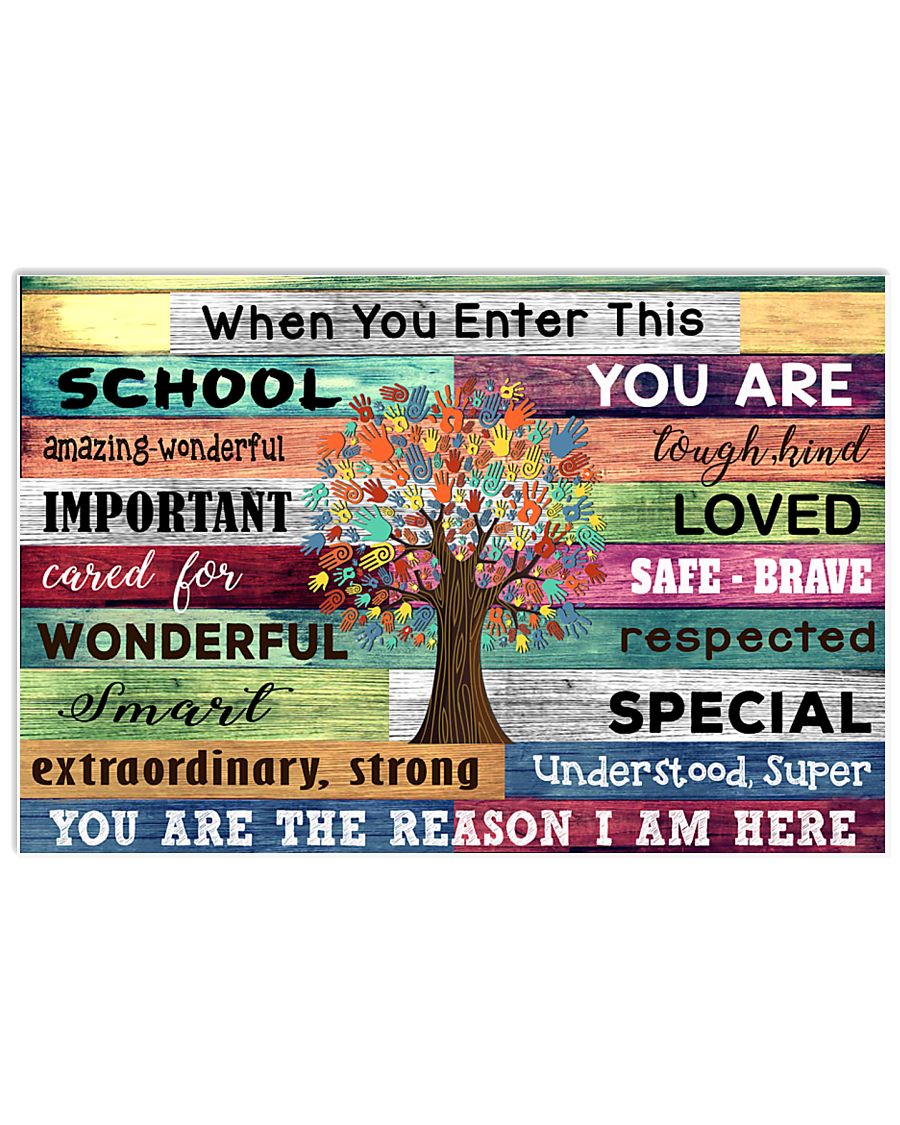 You are the reason I am here 17x11 Poster