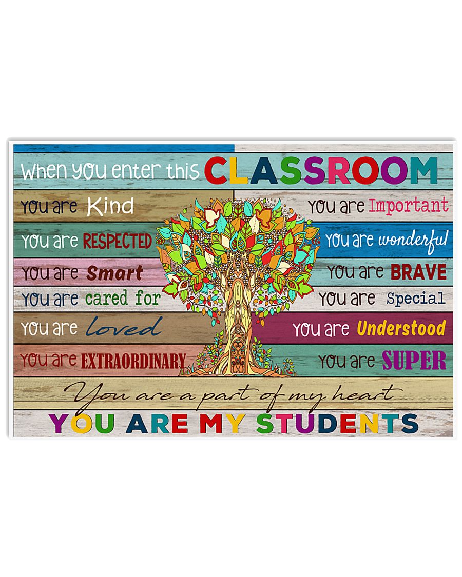 You are my students 17x11 Poster