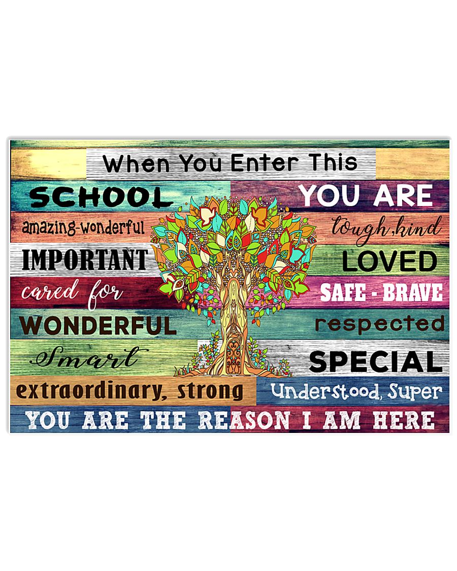 You are the reason I am here 17x11 Poster