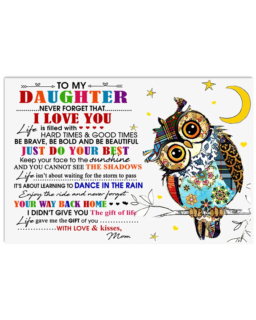 MOM TO DAUGHTER 17x11 Poster