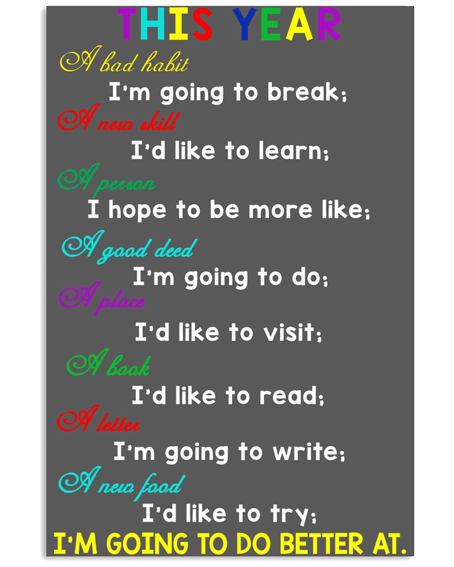 Great poster for classroom 11x17 Poster
