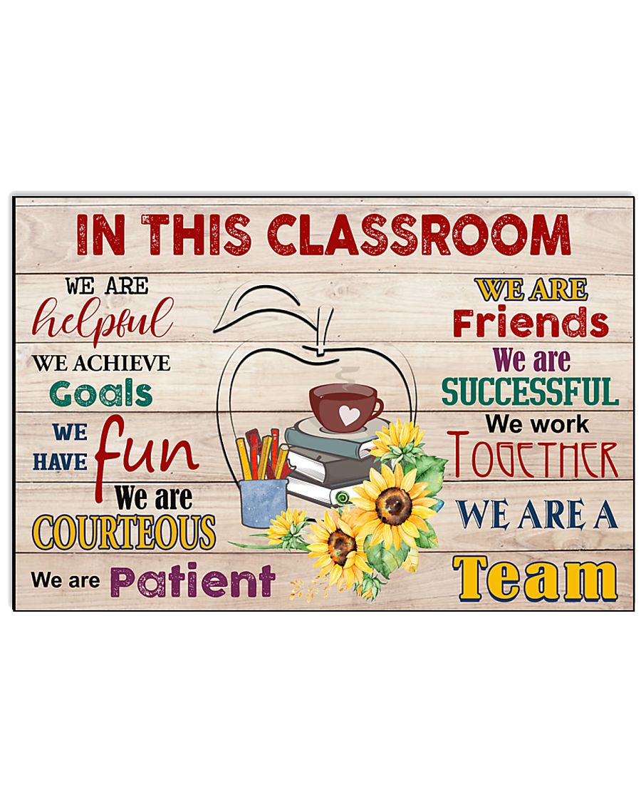 In this classroom 24x16 Poster