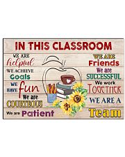 In this classroom 24x16 Poster front
