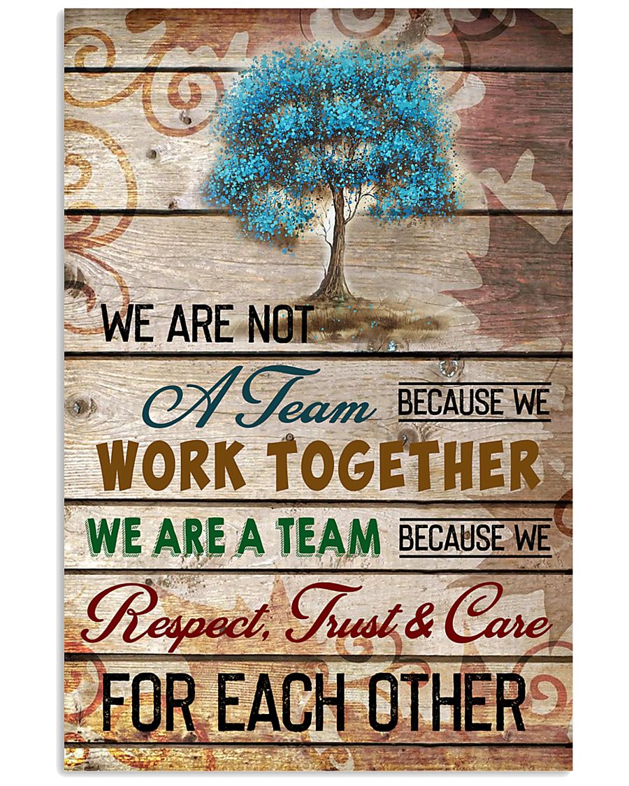 We are a team 11x17 Poster
