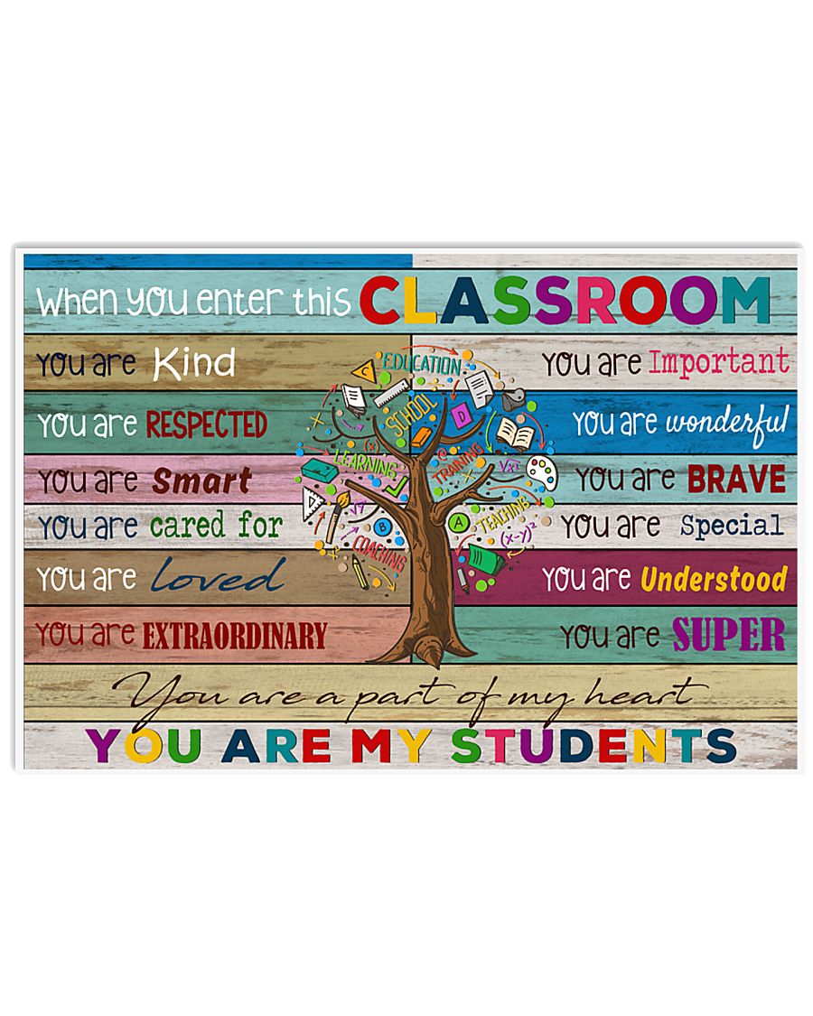 You are my students 17x11 Poster