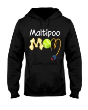 Maltipoo Mom Dog Shirt Hooded Sweatshirt front