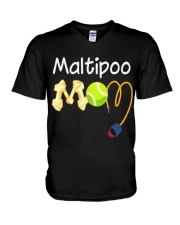 Maltipoo Mom Dog Shirt V-Neck T-Shirt thumbnail