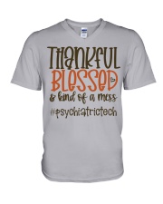 Psychiatric tech V-Neck T-Shirt tile