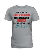 i'm a mom GREAT GRANDMA Ladies T-Shirt tile