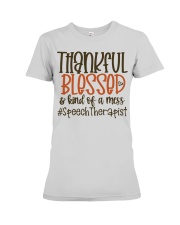 Speech Therapist Premium Fit Ladies Tee tile