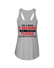 I'm A Mom A Grandma And A Retired Teacher Ladies Flowy Tank tile