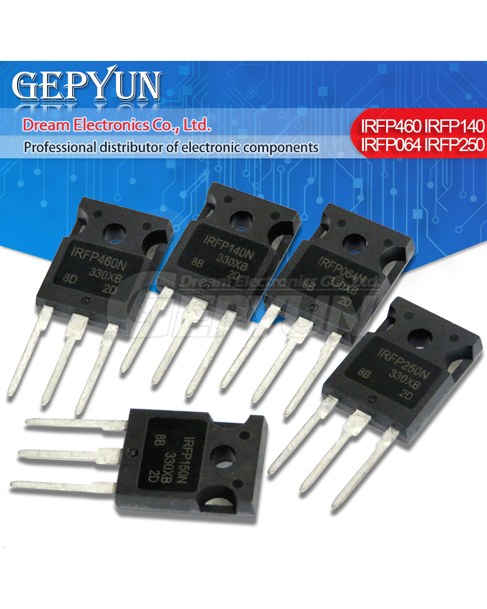5Pcs Irfp460npbf To-247 Irfp450 To247 Irfp064n Irfp140n Irfp150n Irfp250n Irfp254n Irfp260n Irfp264n Irfp9140n Irfp240 template