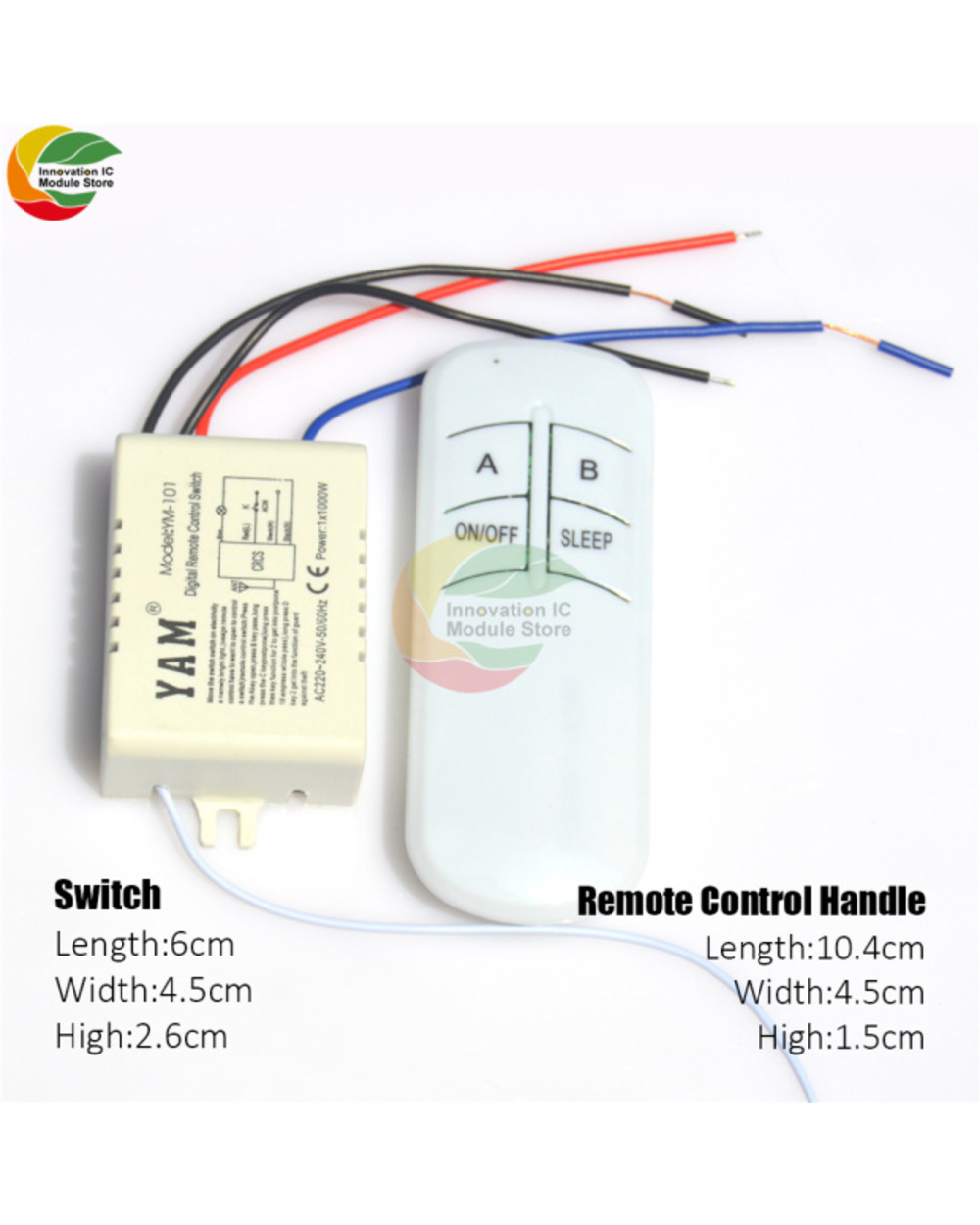 Diese 433Mhz Wireless Wall Switch Rf 86 Wall Panel Transmitter Safety Switch And Ac 110V 220V Relay Interruptor For Lig template
