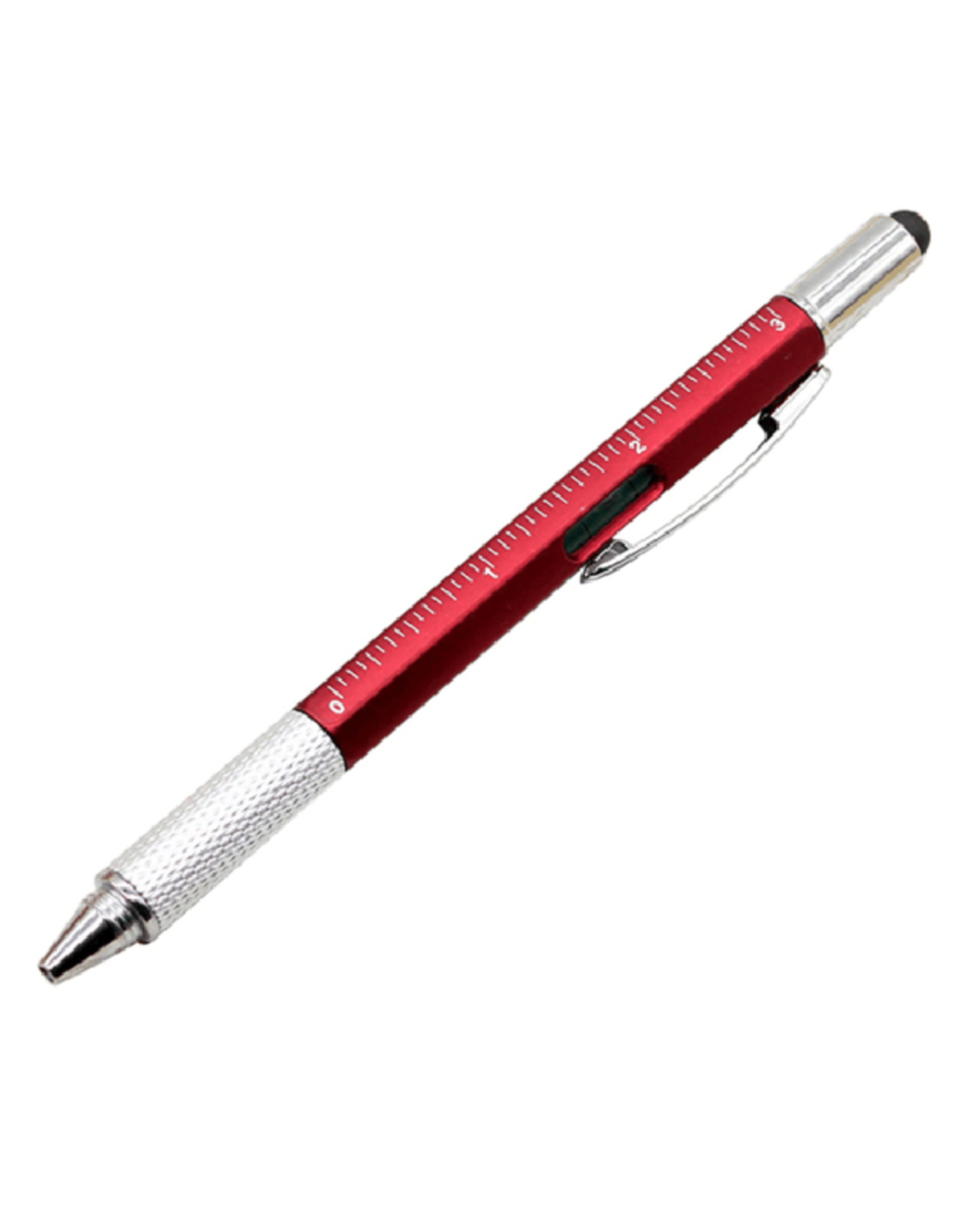 6 In 1 Multi-Functional Stylus Pen With Black/Blue Refill Tool Tech Ballpoint Pen With Clip Smooth Writing Nk-Shopping template