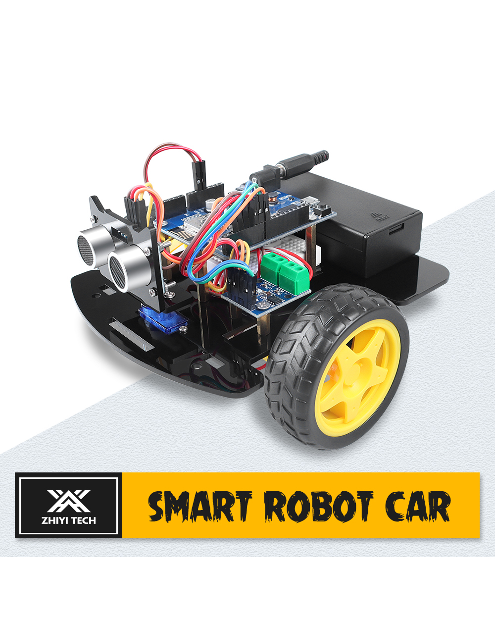 Zhiyitech Smart Robot Car For Arduino Starter Kit Great Fun Project For Learning Programming Educational Diy Stem Robot template
