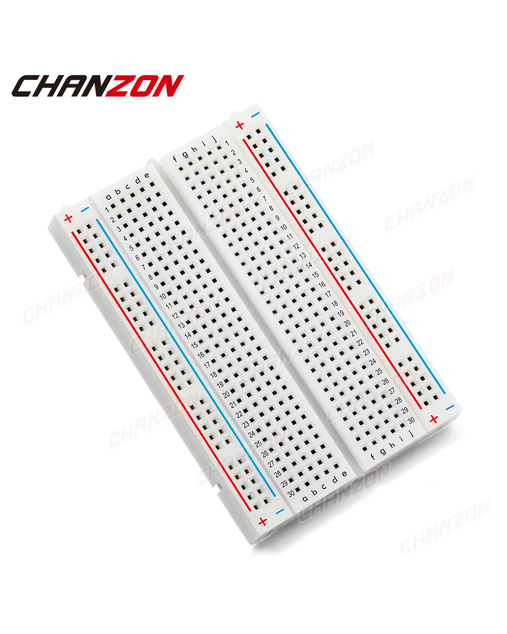 1Pc Solderless Breadboard 400 Tie Points Bb-801 Prototype Universal Pcb Jumper Test Bread Board For Arduino Proto Raspb template