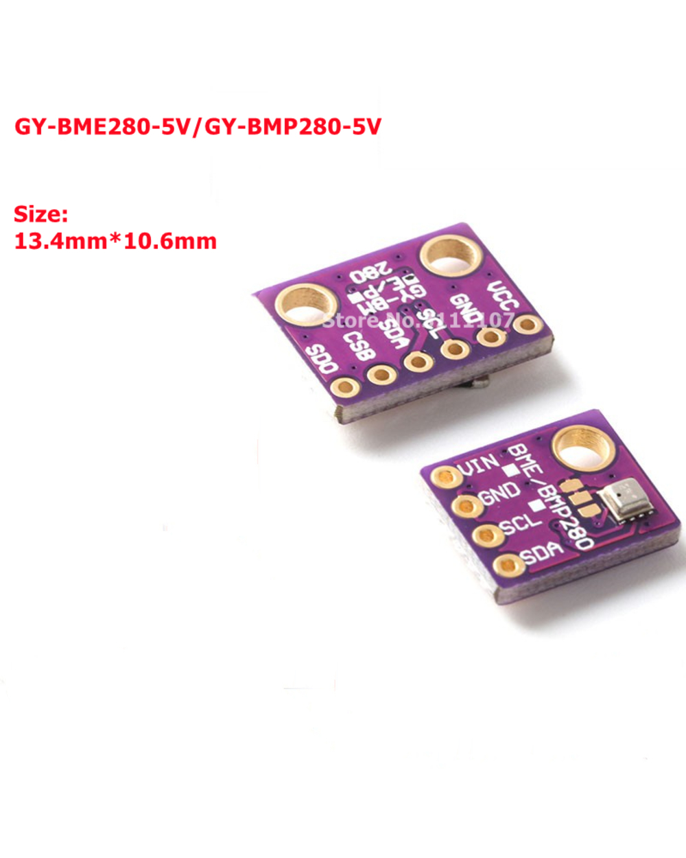 Gy-Bme280-5V Gy-Bmp280-5V Temperature And Humidity Sensor Atmospheric Pressure Sensor Module High Precision template
