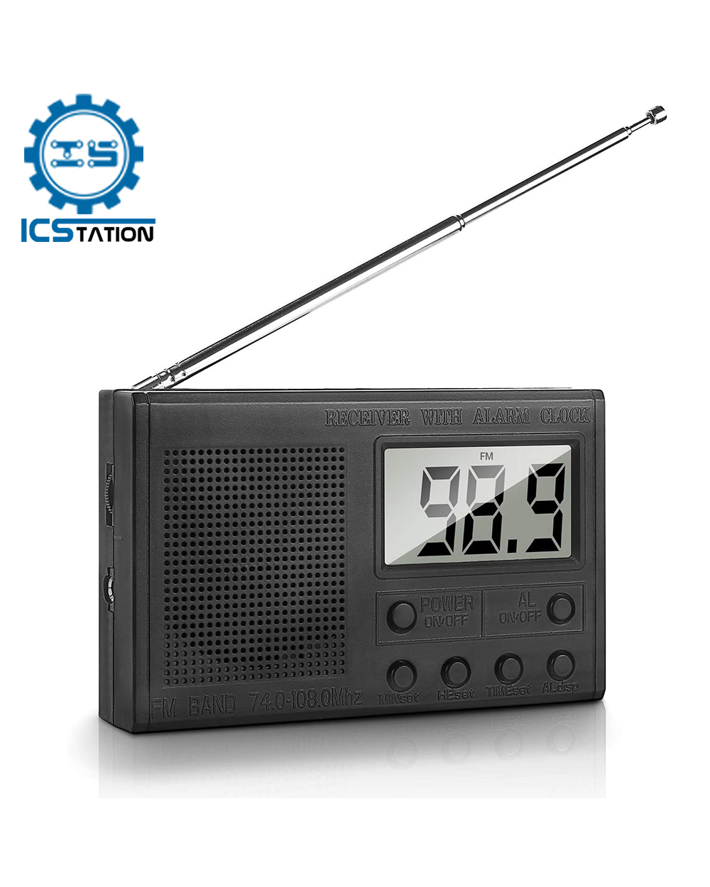 Diy Radio Kit Fm Stereo Radio Module 76-108Mhz Wireless Receiver Lcd Display Dc 3V Electronic Soldering Practice Digita template