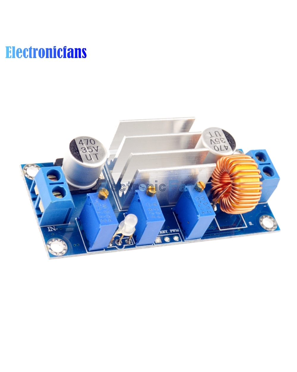 Automatic Protection! 5A Max Dc-Dc Xl4005 Step Down Buck Power Supply Module Adjustable Cc/Cv Lithium Charge Board For template