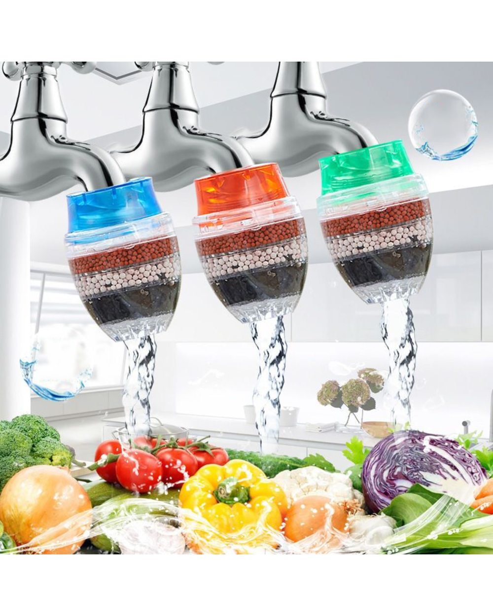 Tap Water Purifier Activated Carbon Municipal Water Purifier Faucet Mounted Type Easy And Convenient template