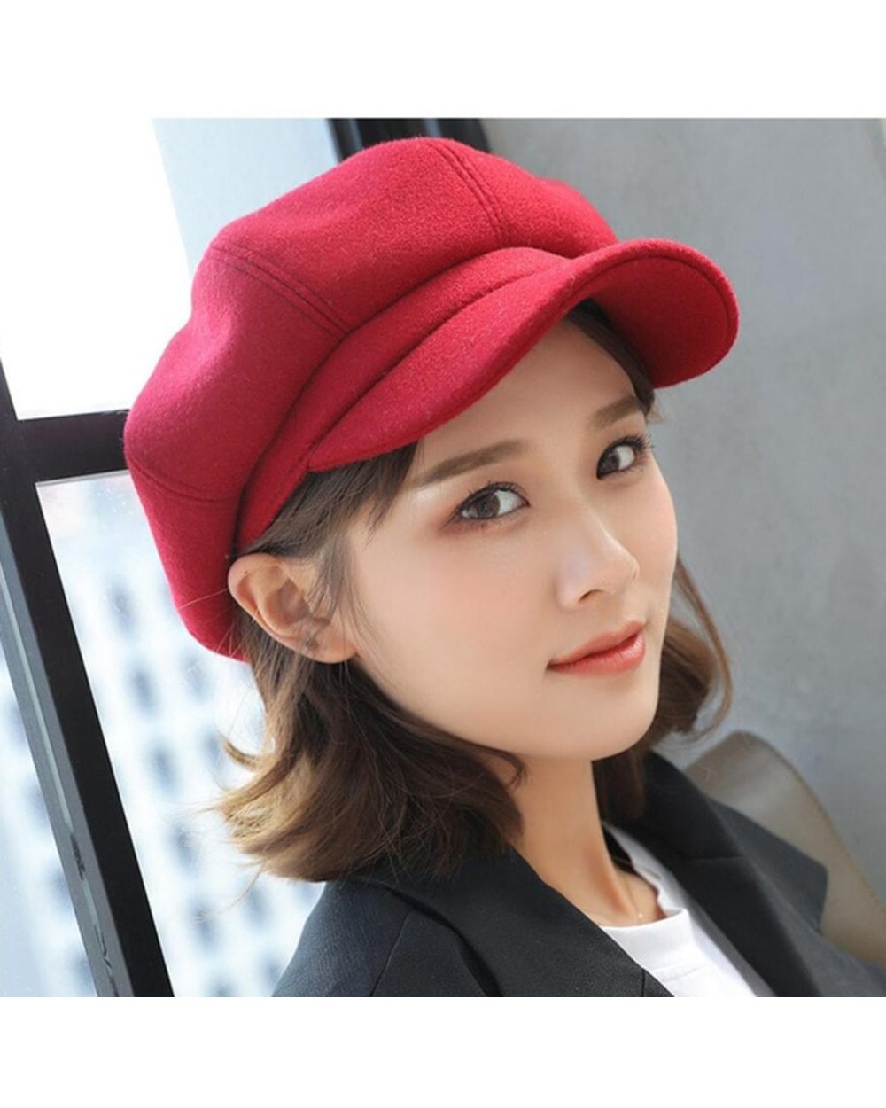 Newsboy Caps New Arrive Women Newsboy Gatsby Cap Octagonal Baker Peaked Beret Driving Hat Female Sunscreen Hats Painter template