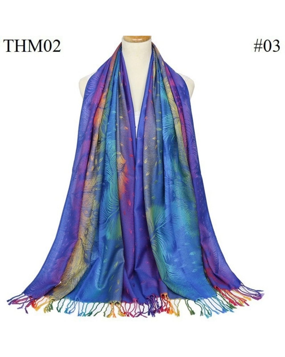Colorful Flowers Jacquard Winter Cotton Scarf Lady Design Warm Wrap Pashmina Scarves Women Shawl Female Bohemia Foulard template