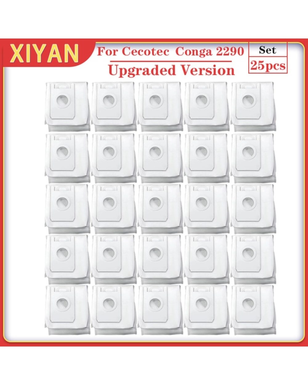 Dust Bags For Cecotec Conga 2290 Robot Dust Bag Spare Parts Robot Vacuum Cleaner Dust Bag Garbage Bag Replacement Parts template