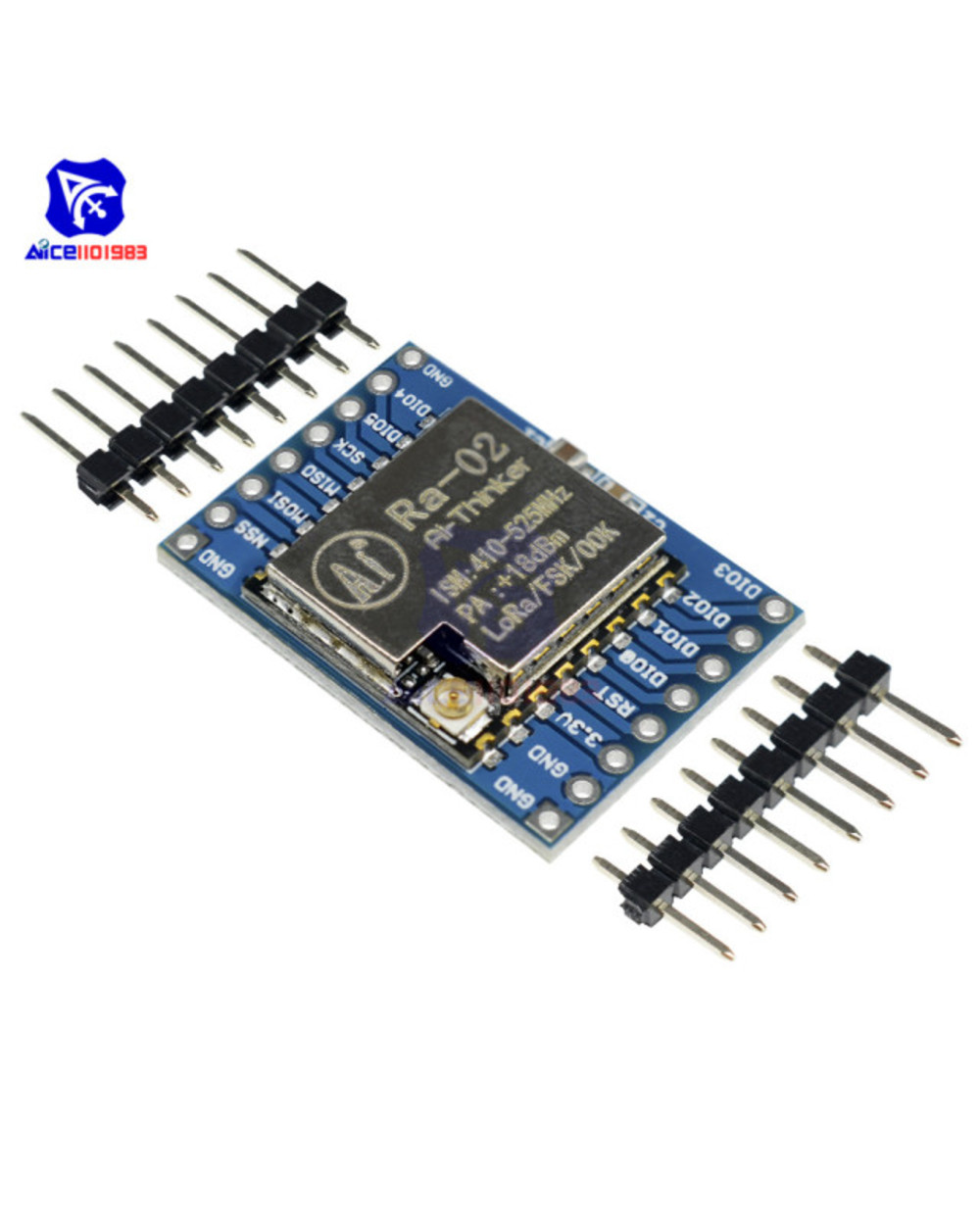Diymore 433Mhz Sx1278 Lora Module 433M 10Km Ra-02 Wireless Spread Spectrum Transmission Board 2.4G Ipx Antenna For Sma template