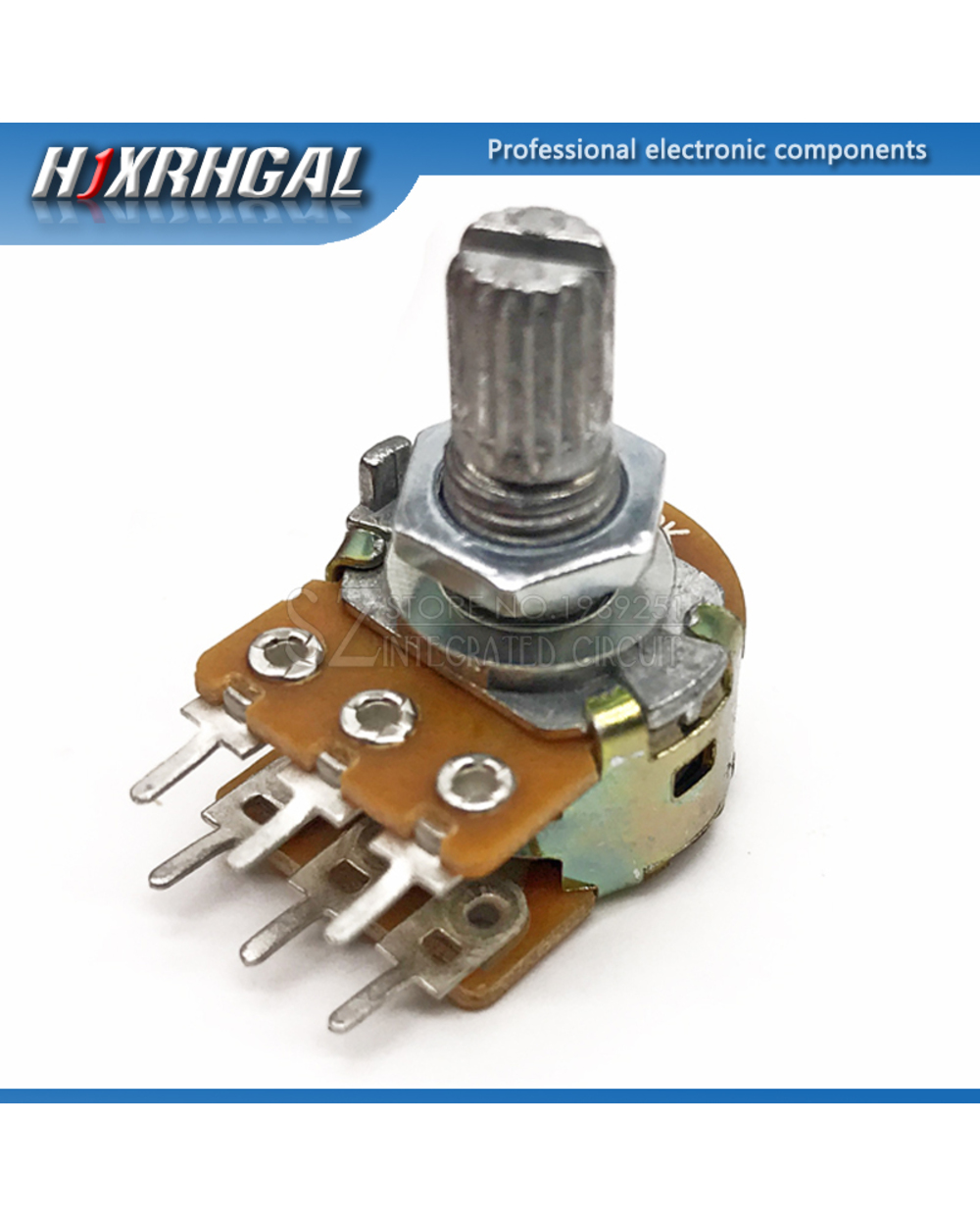 5Pcs B1k B2k B5k B10k B20k B50k B100k B500k B1m 6Pin Shaft Wh148 Potentiometer 1K 2K 5K 10K 20K 50K 100K 500K 1M Hjxrhg template