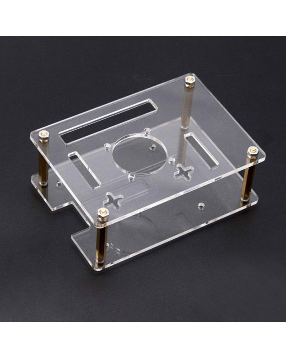 Hi-Q Acrylic Transparent Case Box For Raspberry Pi 4 Enclosure(No Raspberry Pi Board) template