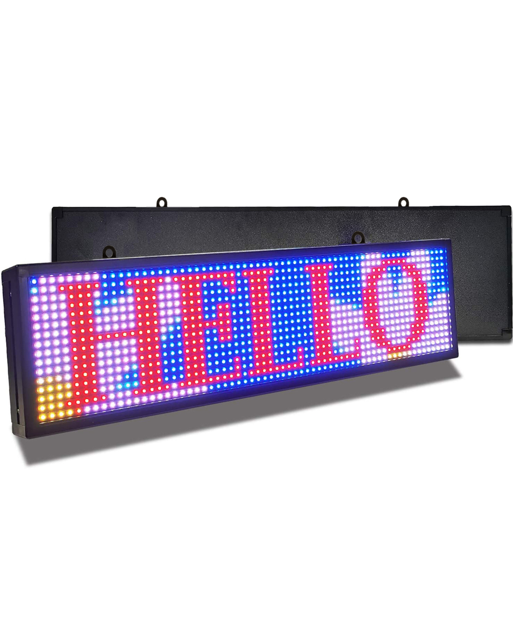 Ph10mm Led Sign 26X8 Inch Led Scrolling Message Display Rgb Full Color Digital Message Display Board Programmable By Wi template