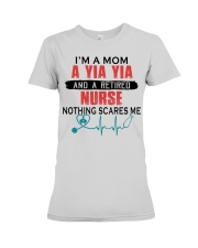 i'm a mom YIA YIA Premium Fit Ladies Tee tile