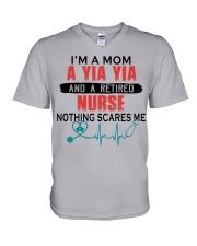 i'm a mom YIA YIA V-Neck T-Shirt tile