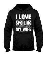I LOVE SPOILING MY WIFE Hooded Sweatshirt tile