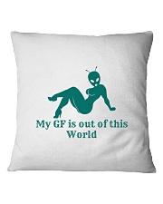 My GF is out of this world Square Pillowcase thumbnail