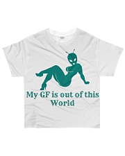 My GF is out of this world All-over T-Shirt thumbnail