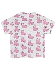 Alpaca cute pattern All-over T-Shirt back