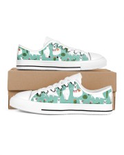 lLAMA Forest Women's Low Top White Shoes tile