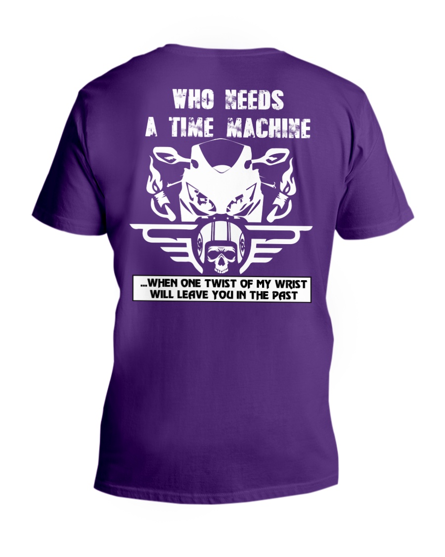 Who needs a time machine V-Neck T-Shirt